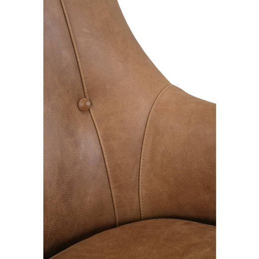 Picture of Thatcher Wood Frame Chair Leather